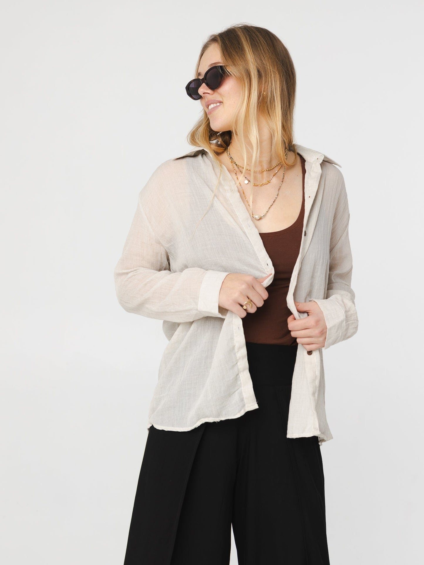 Blouse Anne- Beige