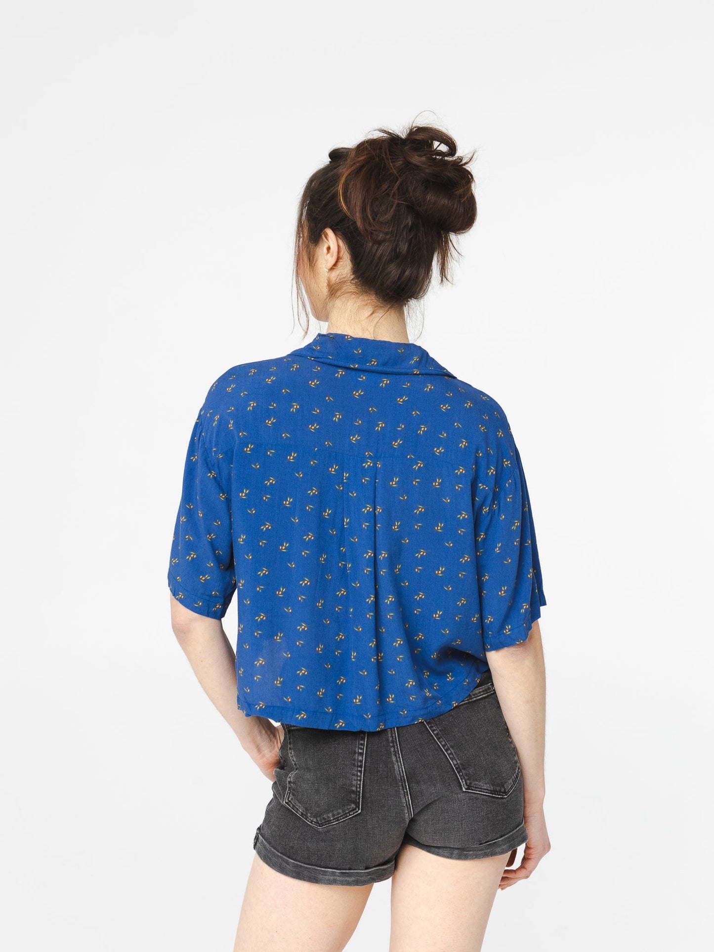 Pivoine blouse - Sky pattern