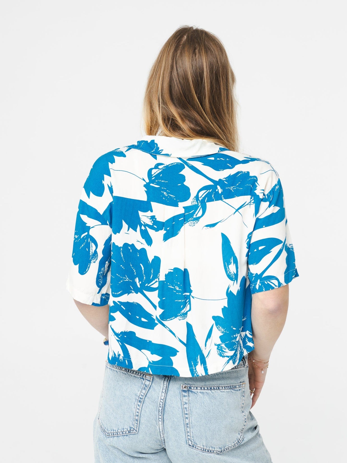 Pivoine blouse - Sky pattern