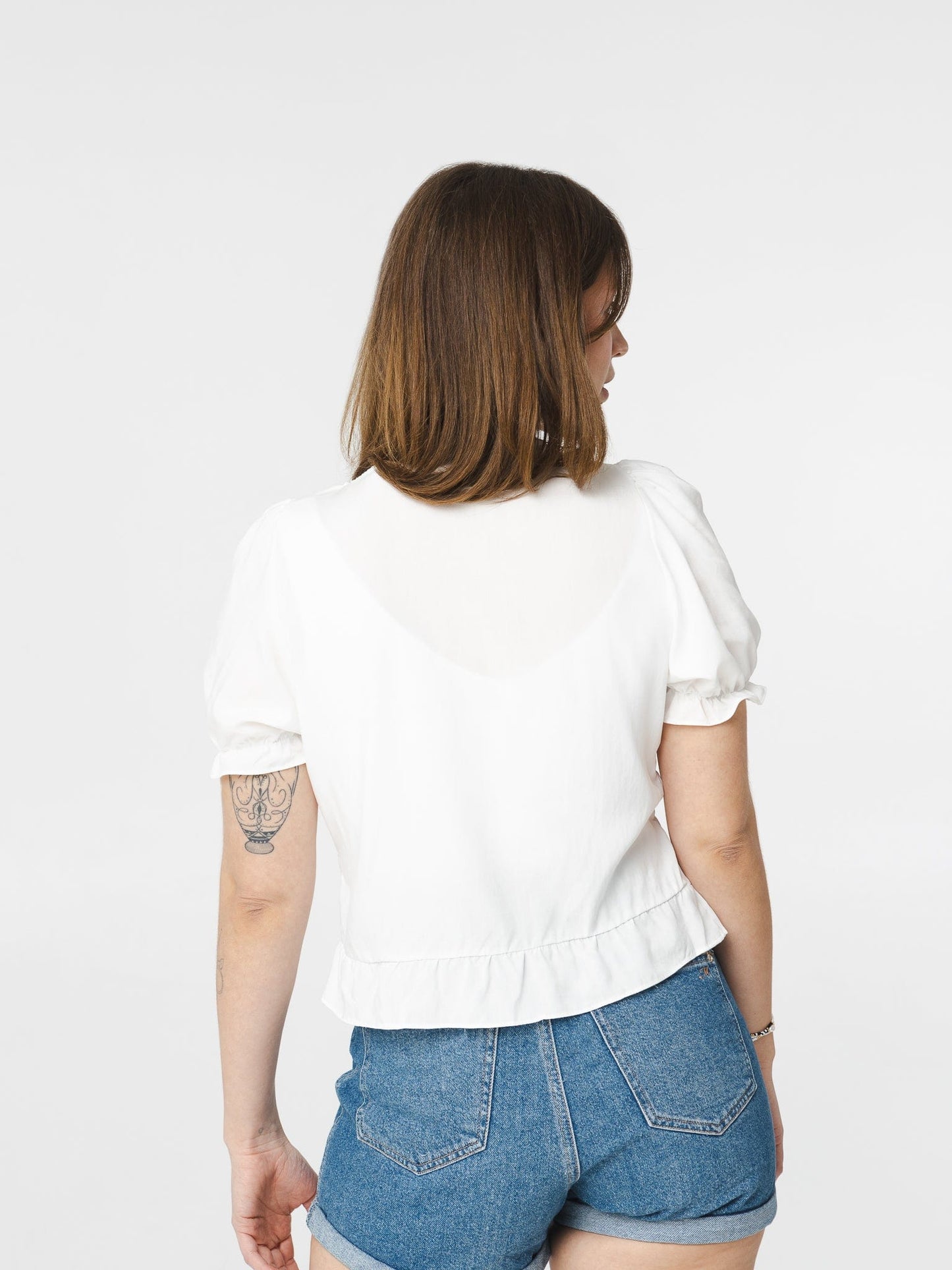 Blouse Liv- Blanc