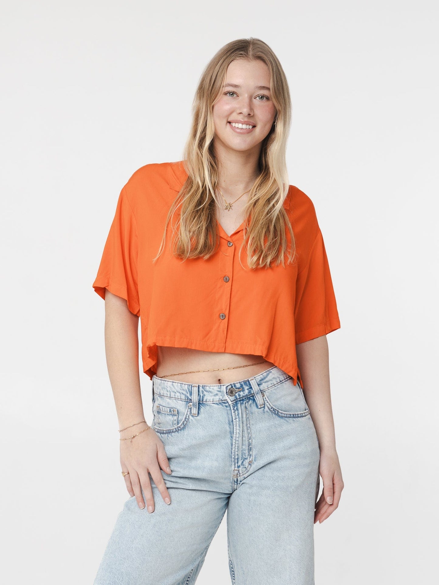 Blouse Pivoine - Orange